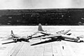 USAF XB-36 with B-29