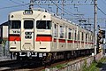 試作アルミ車の3066編成に連結される鋼製車3638号車（2022年5月 西江井ヶ島駅付近）