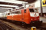 Deutsche Bundesbahn 111 068 at Munich Hauptbahnhof in 1989