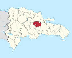 Location of the Sánchez Ramírez Province