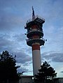 Émetteur de télévision installé à Bourg-Saint-Andéol à 414 mètres d'altitude, en Ardèche (France). Puissance d'émission : 280 W