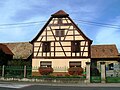 Maison à colombage à Mackenheim.