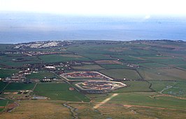 Luchtfoto van Sheppey