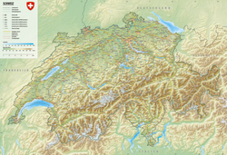 Reliefkarte der Schweiz (von Tschubby)