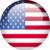 United States flag orb