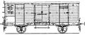 Gedeckter Güterwagen nach Musterblatt IId 8