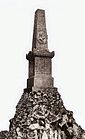 Der Kaiser-Franz-Joseph-Obelisk bei seiner Vorstellung 1888 in Wien)