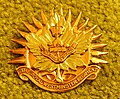 Officers' and Chief Warrant Officers' hat badge of the Royal Westminster Regiment, as worn after 1967