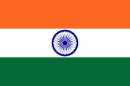 The Flag of India has the Ashoka Chakra at its center representing the Dharmachakra.[29]