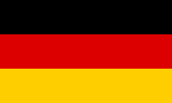 Flag of Germany. Black, red and yellow were the colors of the Holy Roman Emperor, and, in 1919, of the German Weimar Republic. The modern German flag was adopted in 1949.