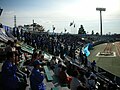 Home side A seat section, with supporters