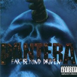 Studioalbumin Far Beyond Driven kansikuva