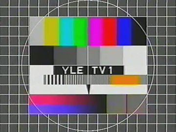 Yle TV1:n testikuva 1985–1990.