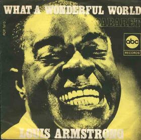 «What a Wonderful World» սինգլի շապիկը (Լուի Արմսթրոնգ, 1967)