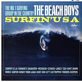 Обложка альбома The Beach Boys «Surfin’ U.S.A.» (1963)