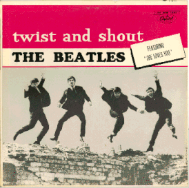 Обложка альбома The Beatles «Twist and Shout» (1964)