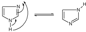 Таутомерија код имидазола.