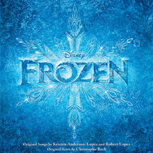 A graphic of the album title over a snowflake