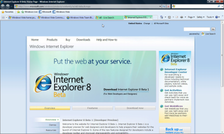 Internet Explorer 8