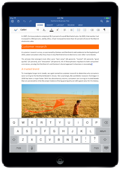 Office for iPad