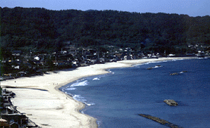 琴ヶ浜海岸の鳴き砂