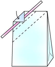 紙袋の口止め