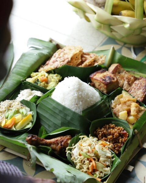 Nasi Tumpeng for Merti Dusun ceremony