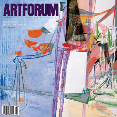 Cover: Amy Sillman, The Plumbing (detail), 2006, oil on canvas, 69 x 80".