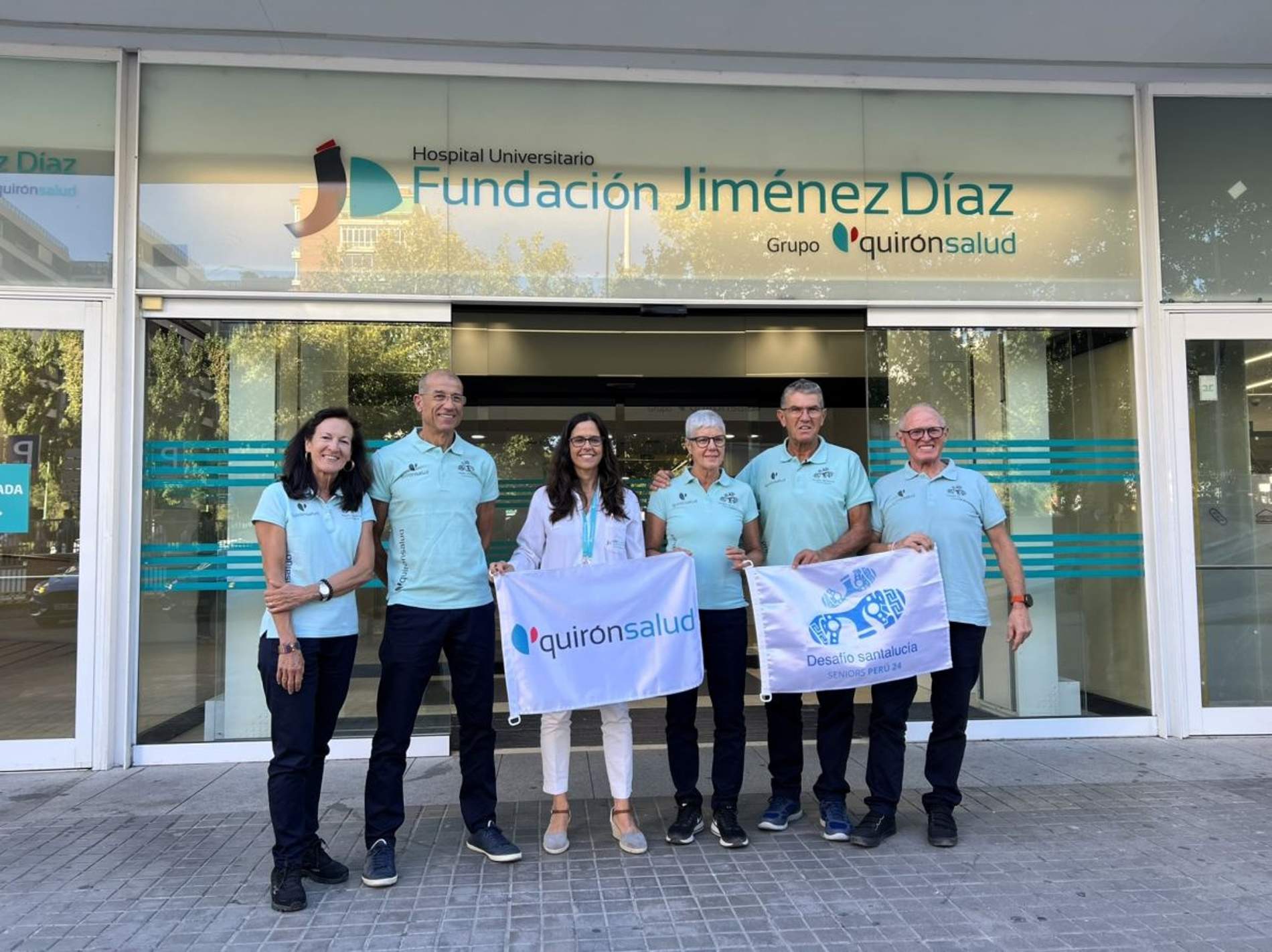 La Fundación Jiménez Díaz prepara els participants del primer Desafío Santalucía Seniors en Los Andes