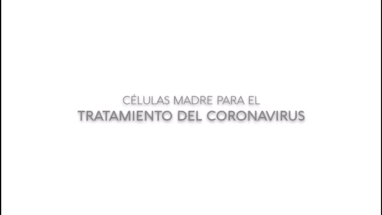 Células madre para el tratamiento del coronavirus