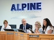 (Francisco Kjolseth | The Salt Lake Tribune) Members of the Alpine School District Board of Education Sara Hacken, Superintendent Shane Farnsworth, Sarah Beeson and Stacey Bateman, from left vote to close Sharon and Valley View Elementary schools on Friday, June 30, 2023.