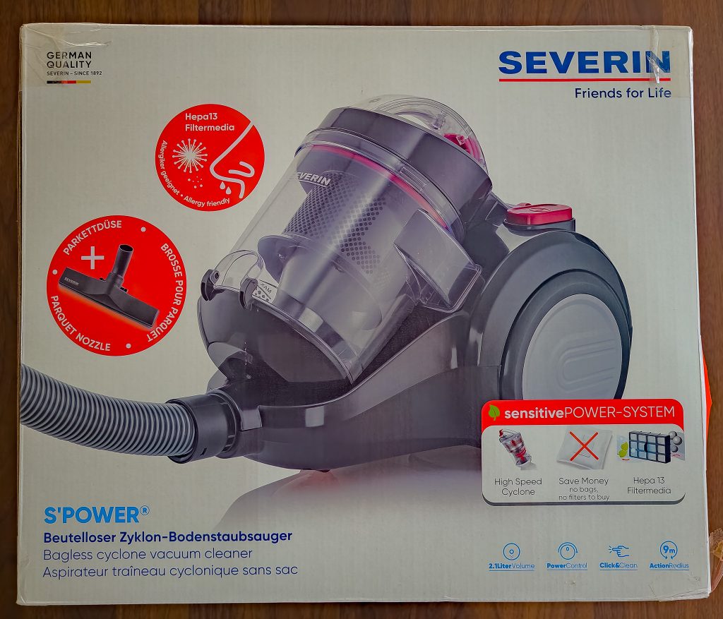 SEVERIN CY 7089 Staubsauger Verpackung