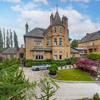 The seven-bedroom home in Pollokshields, a suburb of south Glasgow