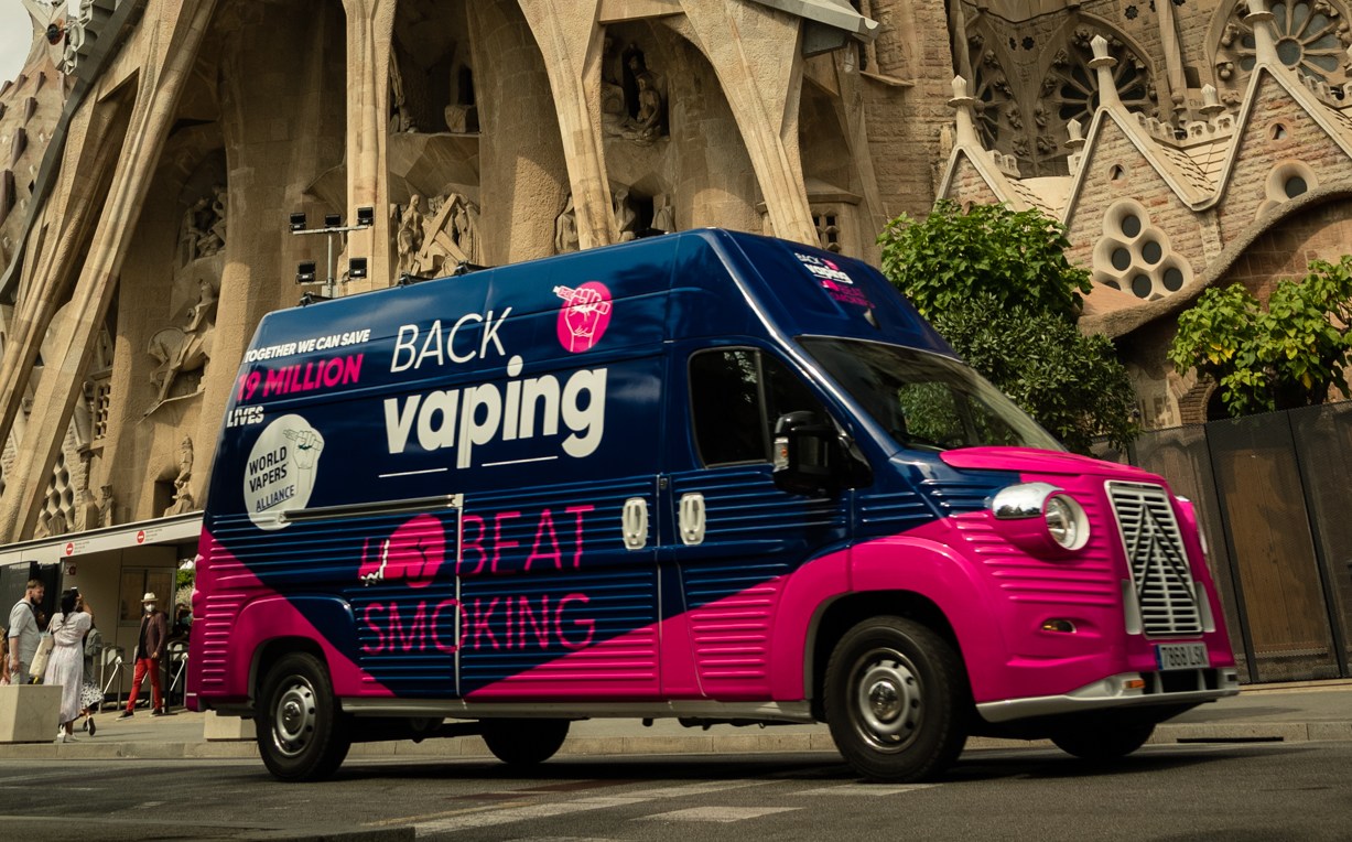 The World Vapers’ Alliance has taken a “vape bus” around Europe pushing for pro-vaping policies