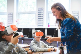 Avantis educational headsets are put to use at a primary school in Barry, South Wales