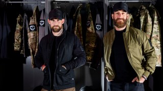 Anthony “Staz” Stazicker, left, and Louis Tinsley, a fellow former special forces operative, co-founded ThruDark in 2016. The outdoor clothing firm now has a £13 million turnover and is eyeing US markets