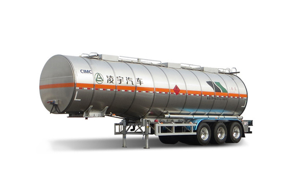 凌宇汽车 CLY9405GRYC 46.5方不锈钢保温半挂车(易燃液体运输车)